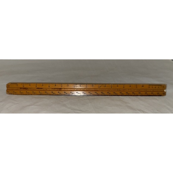 VTG‎ Boxwood Triangle Engineer Ruler 13" - Picture 2 of 9